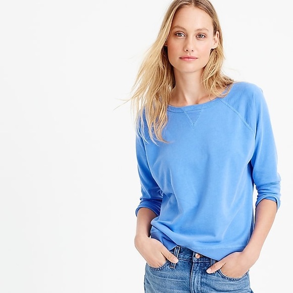 NWT J Crew Garment Dye Sweatshirt - Picture 4 of 5